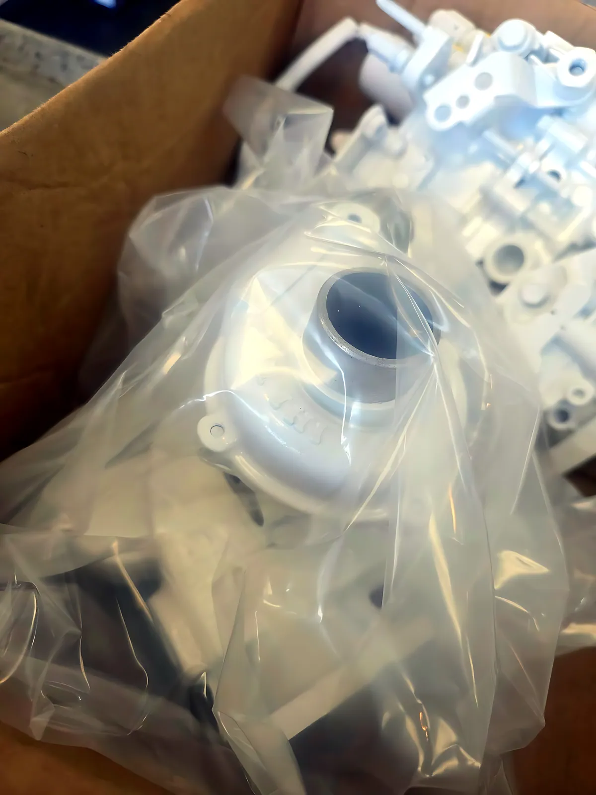 Rebuilt diesel injection pump packaged for reinstallation